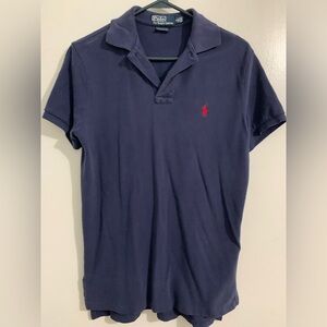 Ralph Lauren Dark Blue Polo with Red Logo